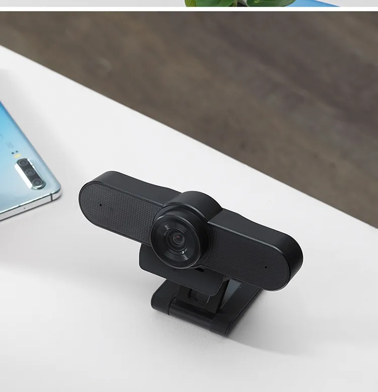 4K HD Webcam microphone wide-angle lens Noise-canceling Microphones USB Web camera