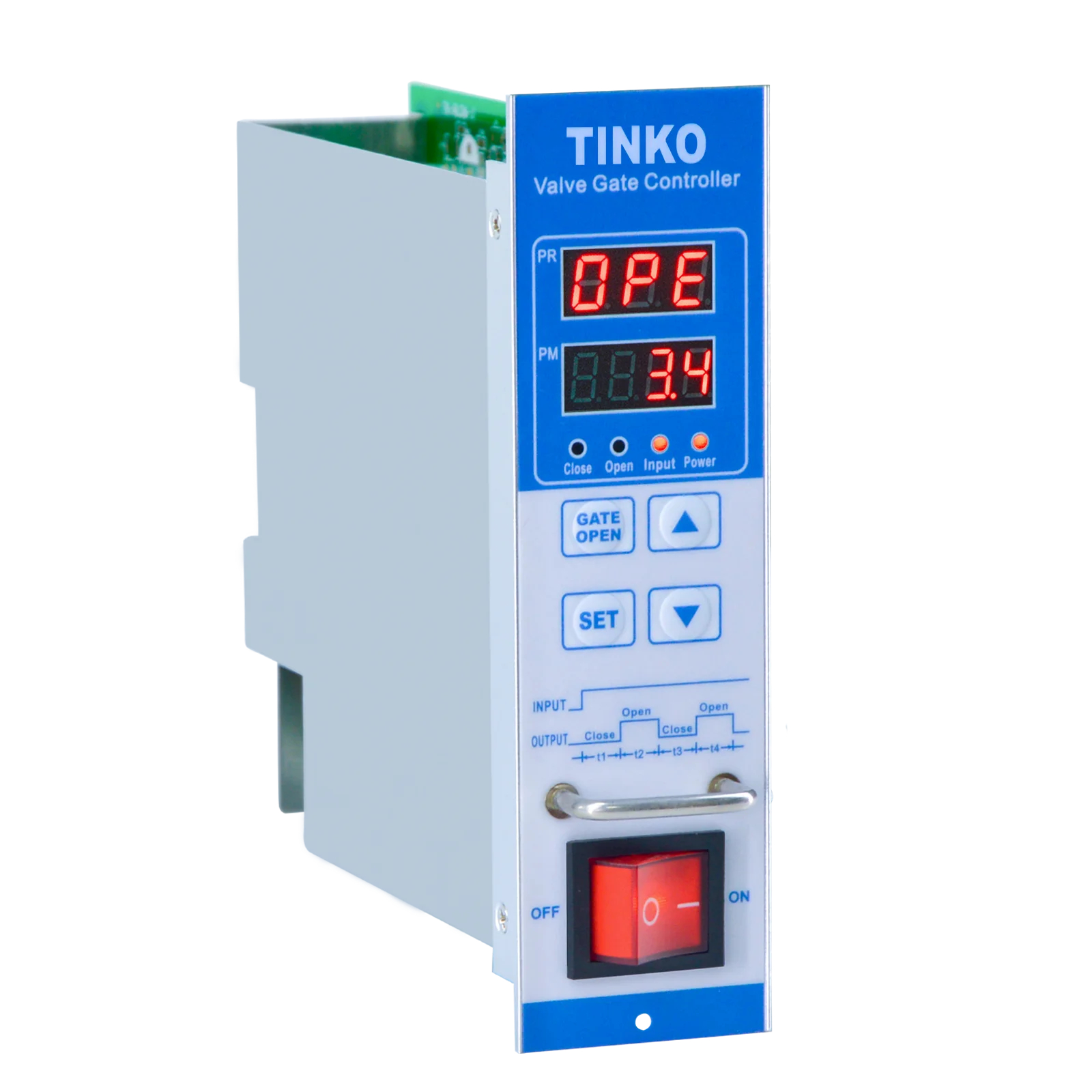 AC85~400V TINKO Hot Runner Sequential Valve Gate Controller For Injection Process control