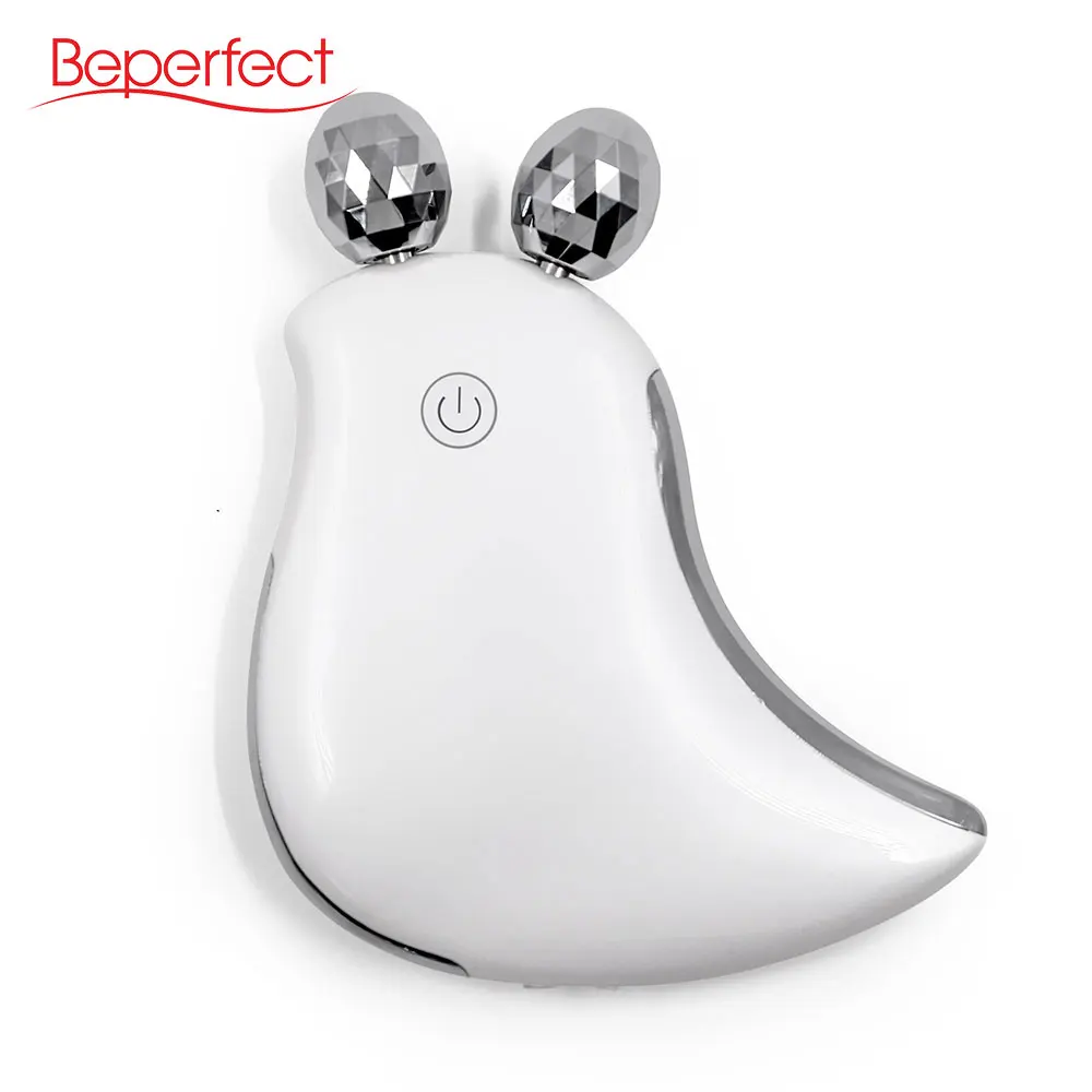 
Rechargeable 5 in 1 electronic personal face skin beauty care massager instrument with EMS double mental massage globe balls 