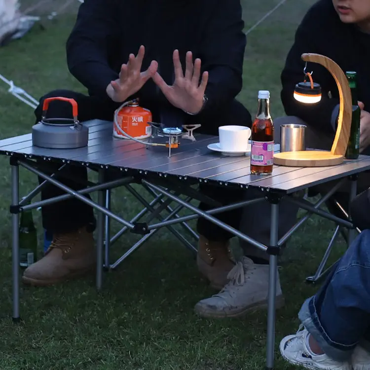 Оптовая продажа дешевые складные столы набор для кемпинга наружный стол стулья алюминиевый складной пикника со стульями