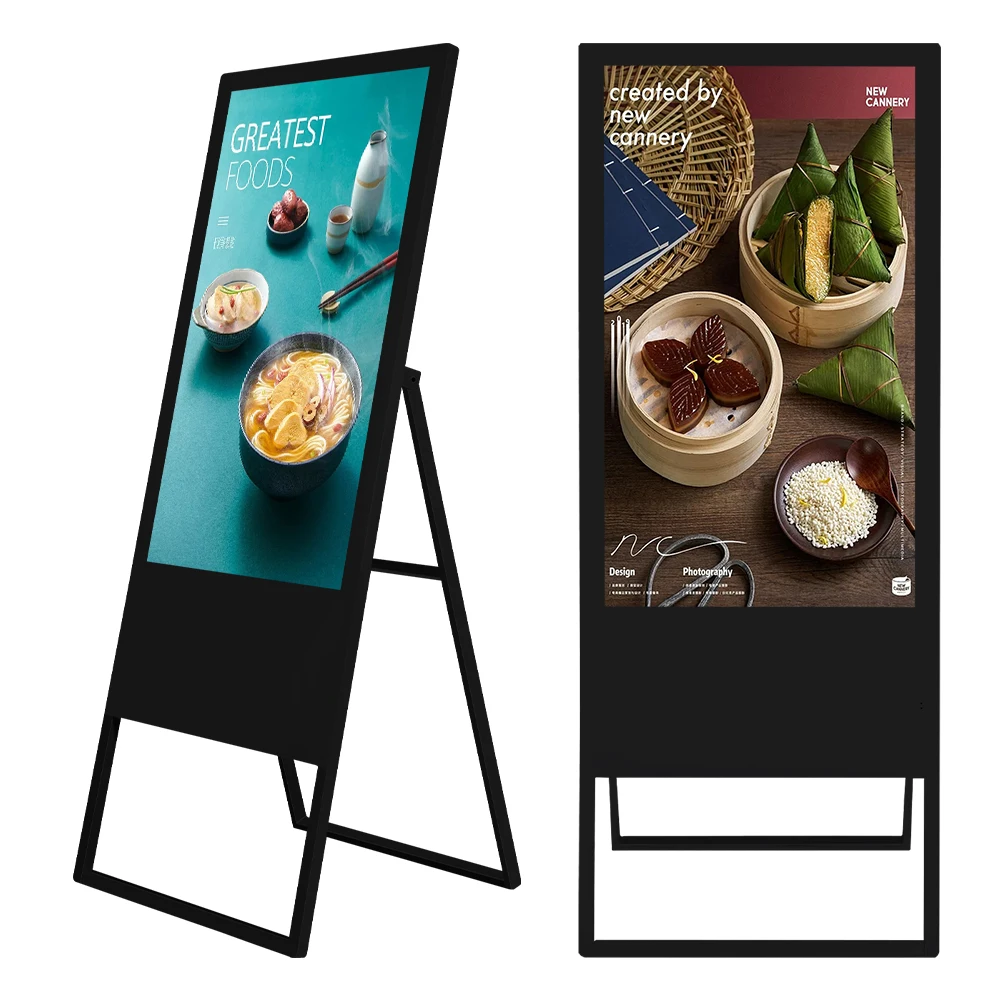32 inch advertising poster display digital signage monitor touchscreen totem lcd display advertising monitor for restaurant