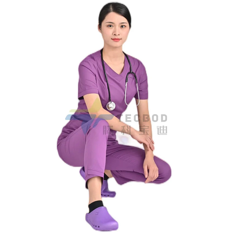 Short Sleeve Medical Scrubs Uniforms Unisex Surgical Hospital Uniforms Dental Clinic Nursing Uniform Sets