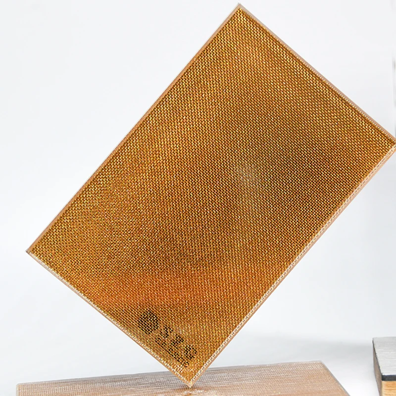 China Glass Supplier Fabric Laminated Glass Decorative Fabric Metal Mesh Fabric for glass laminated