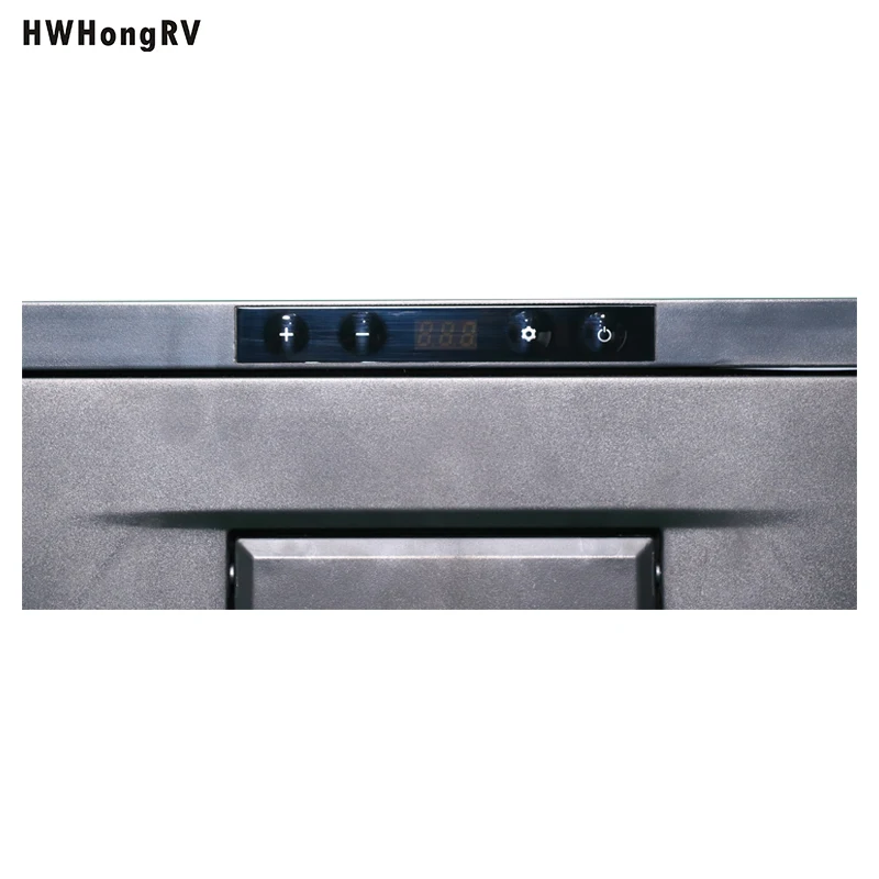 HWHongRV 30L RV Drawer Refrigerator Small Fridge Freezer Travel Cooler Mini Fridge DC Compressor 12V 24V Car Refrigerator