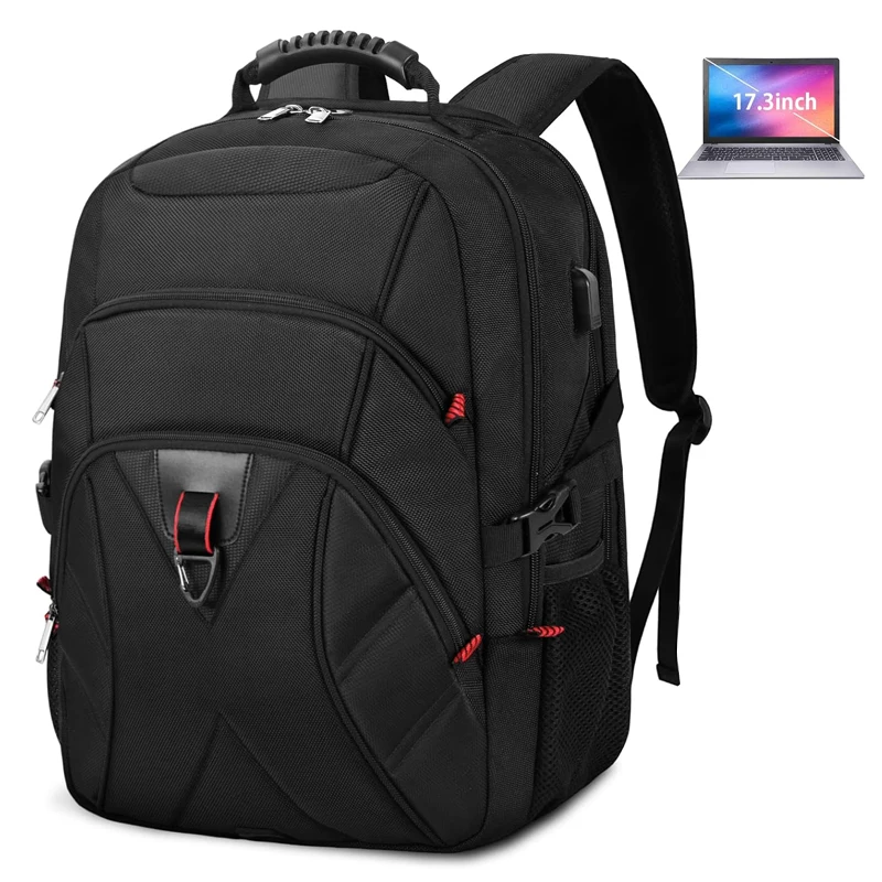 usb charging port laptop backpack 17 inches large travel backpack tsa friendly custom business bag
