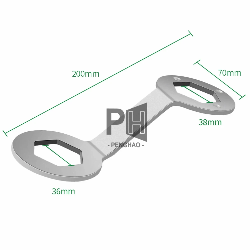 Washing Machine Clutch Wrench Disassembly Inner Screw Nut Removal Double-ended Long Sleeve Spanner Hand Tool 36/38mm Thin Wrench