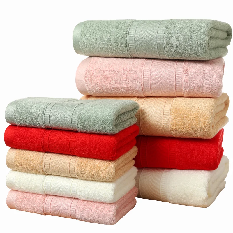 White 70% Bamboo Rayon 30% Cotton Soft  Hotel Towel