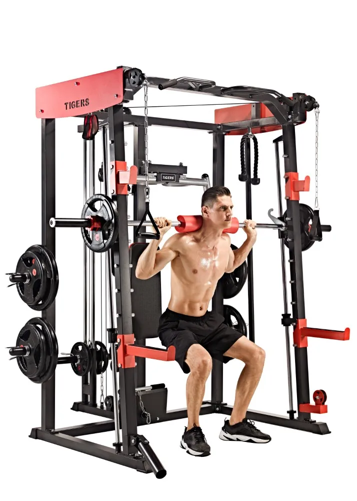 SENAOFIT Commercial Bodybuilding Integrated Training Multi Functional Trainer Smith Machine Gym Equipment