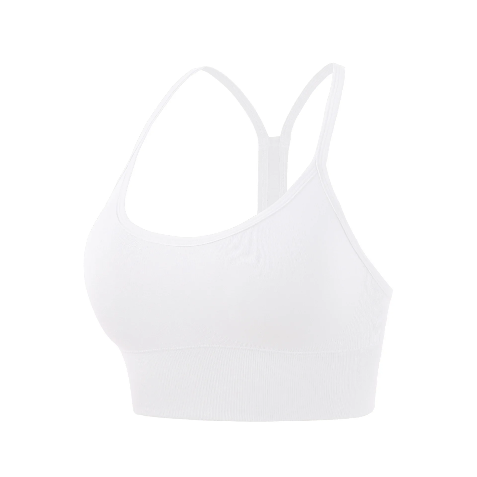 Best Seller High Quality Open Hot Sexy Girl Bra Custom Blank Nude Gym Vest Wireless Sports Bra Fitness Gym Workout Yoga
