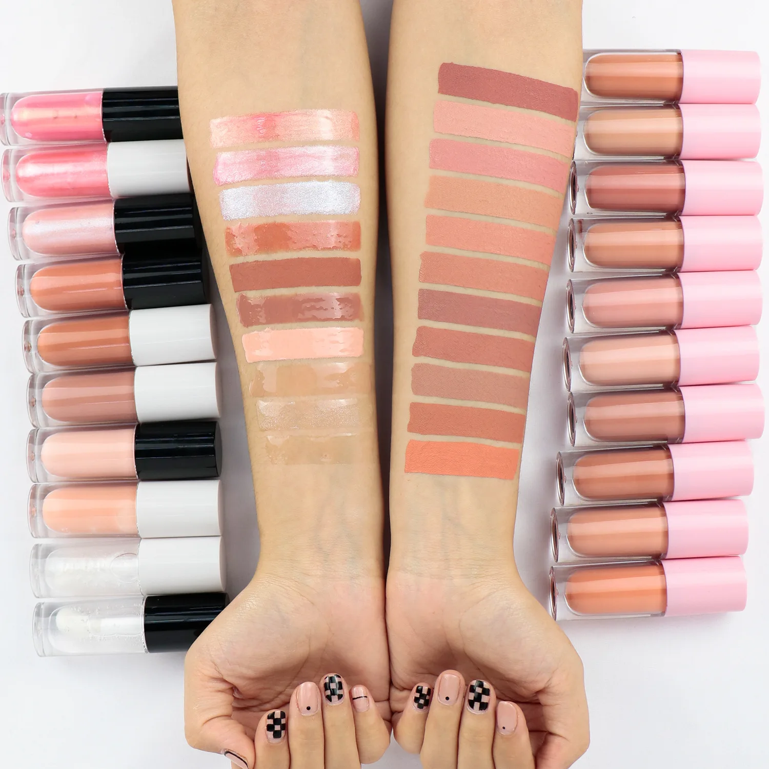 Matte Glitter Lip Gloss Custom Private Label Vegan Waterproof Long Lasting Liquid Lipstick