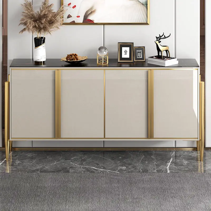 Modern Luxury Kitchen Furniture Console Table Cabinet Table Sideboards Storage Cabinet With Doors Living Room Furniture