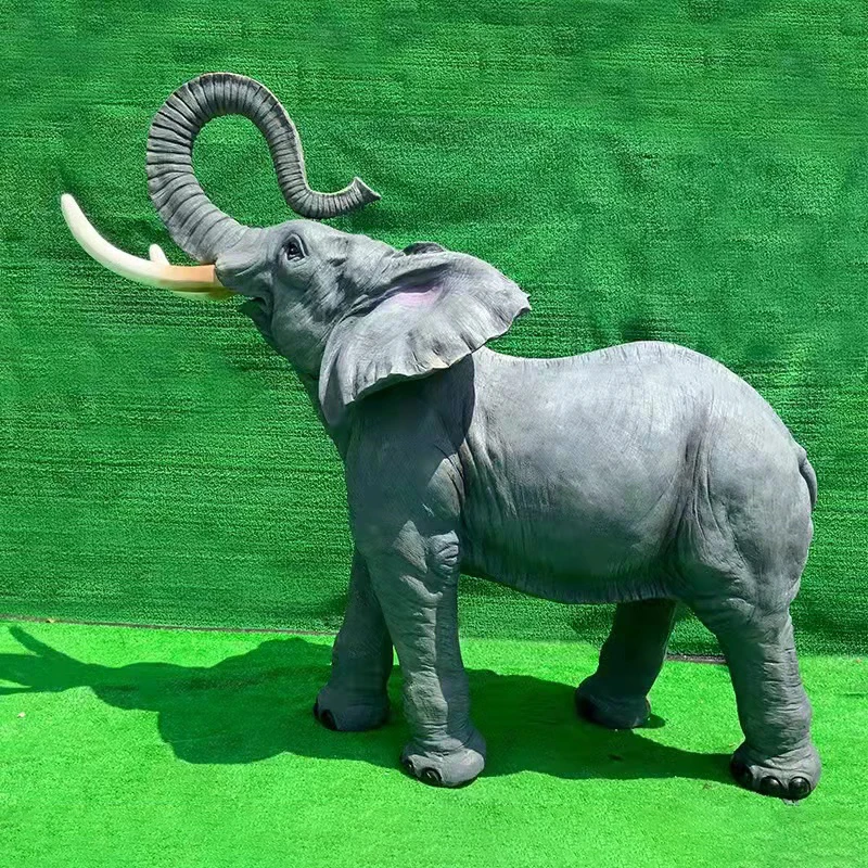 high quality elephant outdoor garden multipurpose custom logo bronze animal sculpture