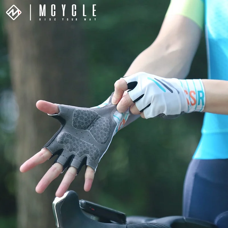 Mcycle OEM Road Bike Gloves Half Finger Cycling Sport Gloves Anti-shock Cycling Gloves