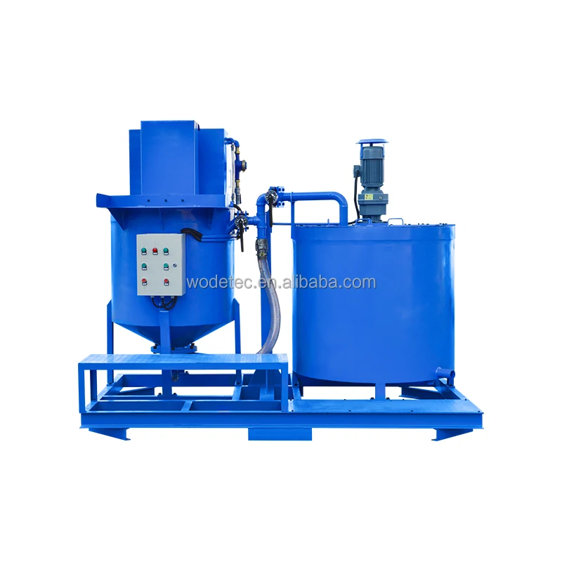 500L Capacity high efficiency electric bentonite grouting mixing and agitator machine for deep well casing