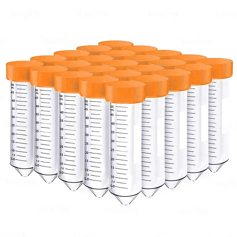 Laboratory chemical supplies blood collection tube transparent sterile centrifuge tube 50ml