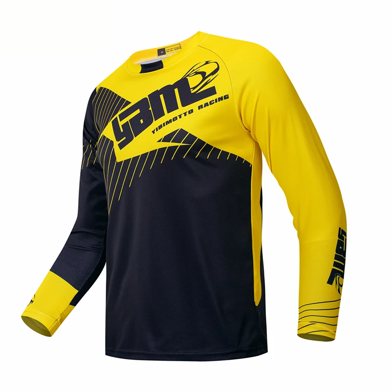 Custom made motocross jersey, mountain bike DH long jersey, custom design blank bmx jersey