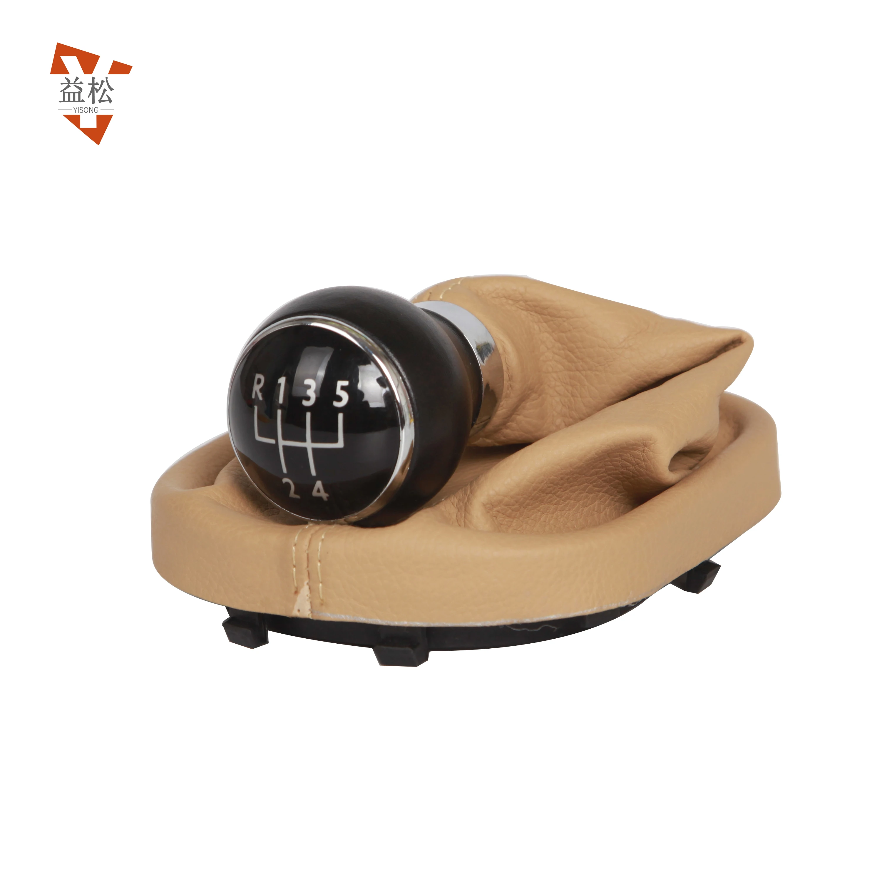 Manufacture accessories transmission car gear shift lever cover black/yellow 5 speed universal for VW LAVIDA