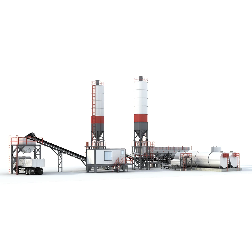 Fixed 120m3/h Beton Mixing Machine Station