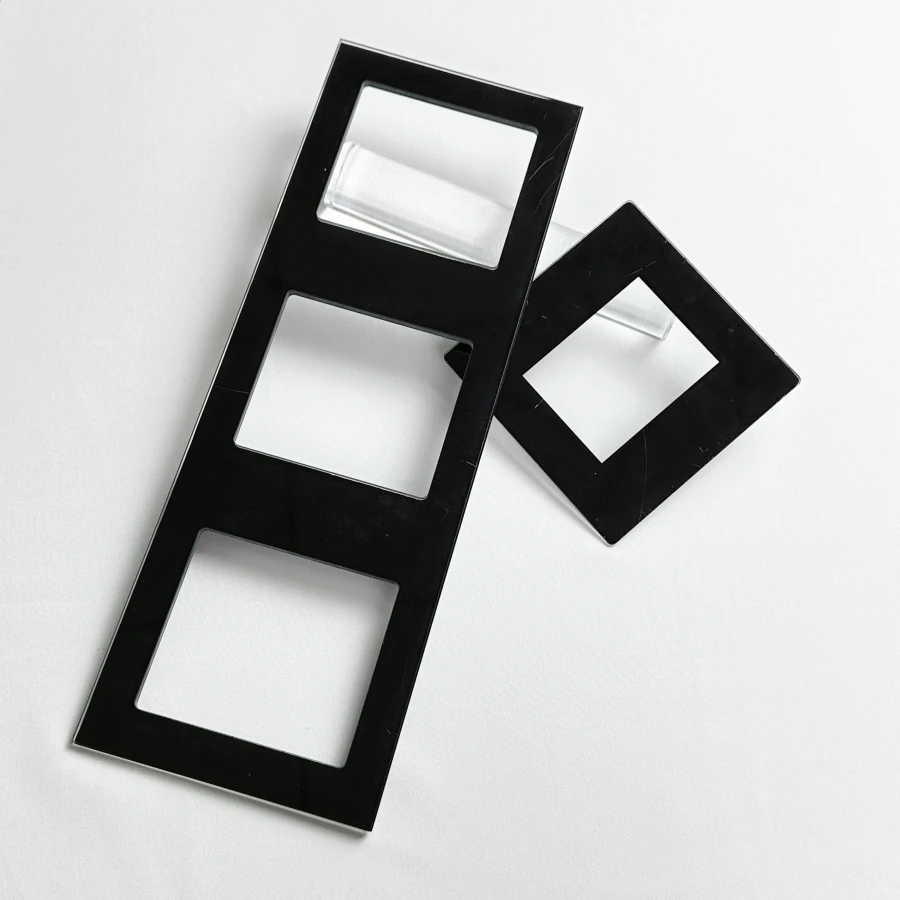 Custom ultra thin 0.5mm 0.7mm 1mm 2mm 3mm tempered silk screen printing glass for capacitive touch screen lcd tv display cover