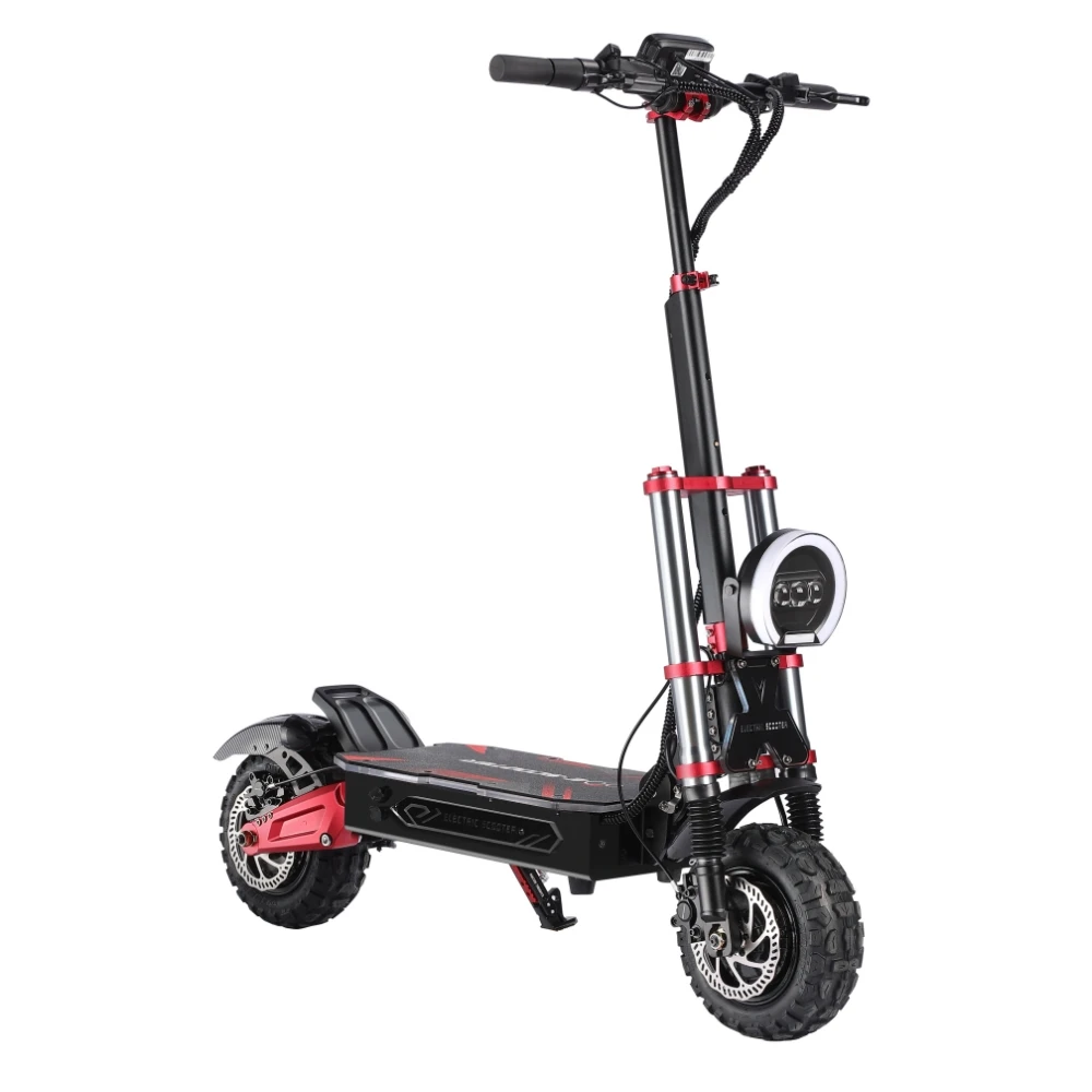 6000W Dual Motor Super Fast 100Km Long Range Electric Scooter Battery 60V 38.4Ah 11 Inch Vacuum Off-Road Tires Electric Scooter