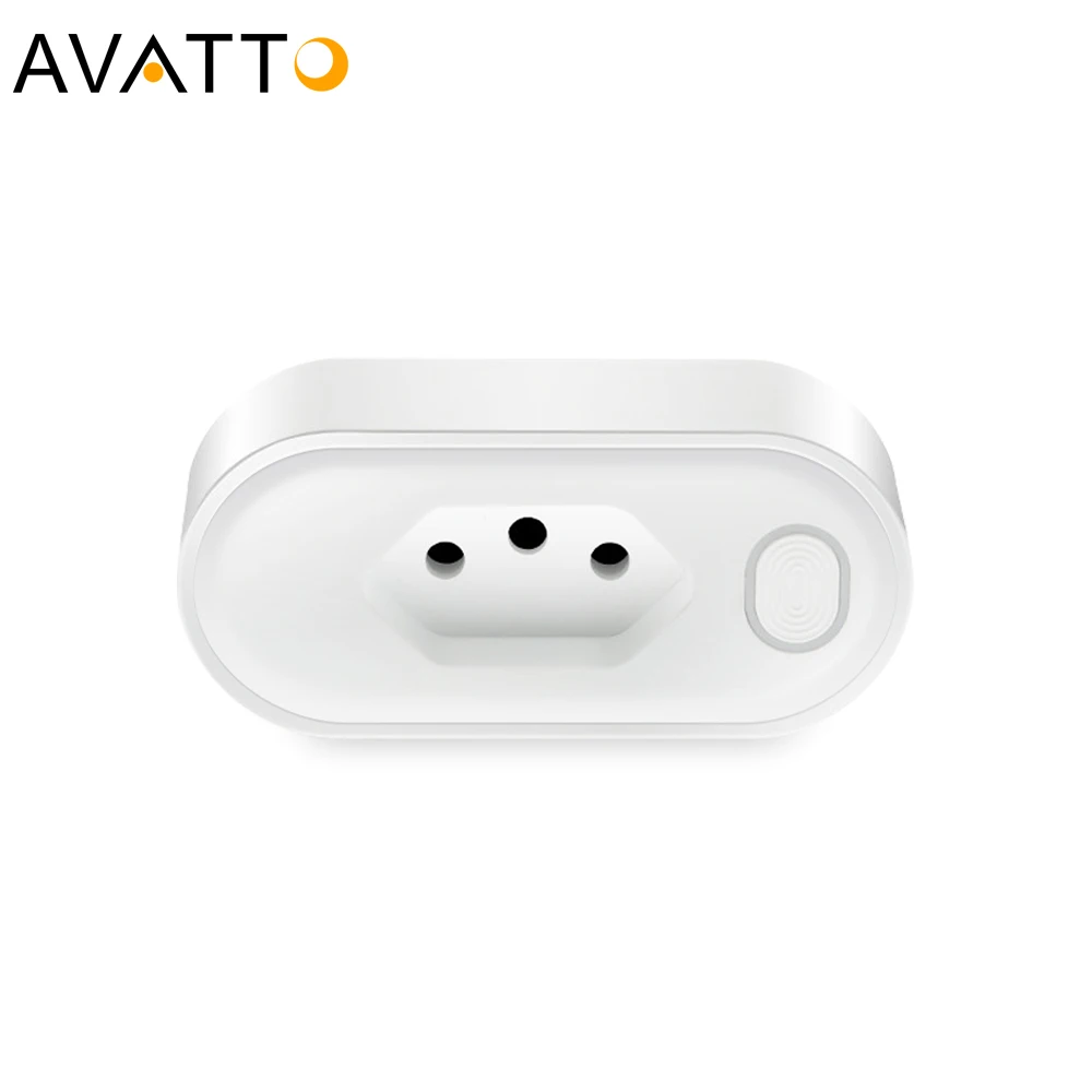 Смарт-розетка AVATTO Tuya с поддержкой Wi-Fi и голосовым