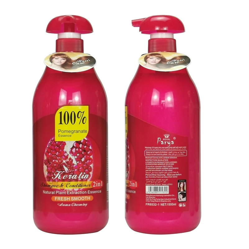 Natural Organic Shampoo Conditi   Aloe vera/Olive/Honey/Garlic/Pomegranate 2 in 1 1500ml Natural Hair Care Plant Extract Shampoo