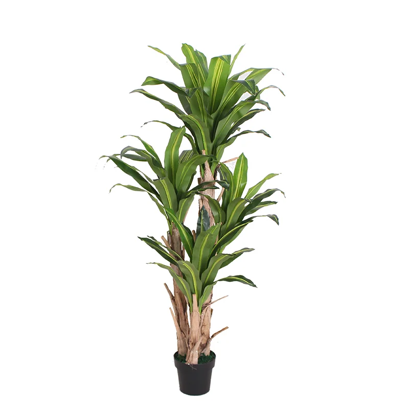 5.5ft Artificial Banana Tree with 10 Large Leaves Live Green Bonsai Plant Artificial Indoor Iron Tree Planted Silk Faux Plant
