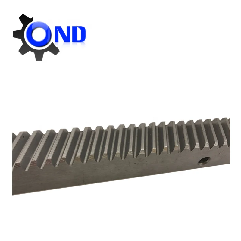 
DIN7 CNC machine 1045 steel module 1.5 helical gear rack in stock 