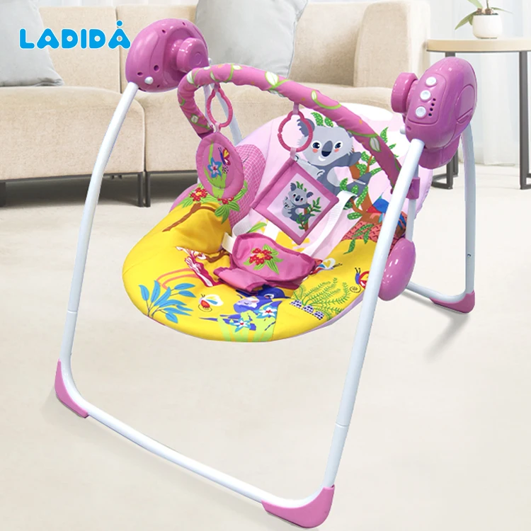 The new 2022 baby swing new model comfortable and safe portable baby rocker bouncer rocking chair