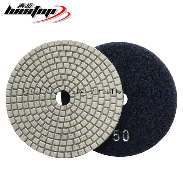 4 Inch Diamond Flexible Granite Wet Polishing Pad