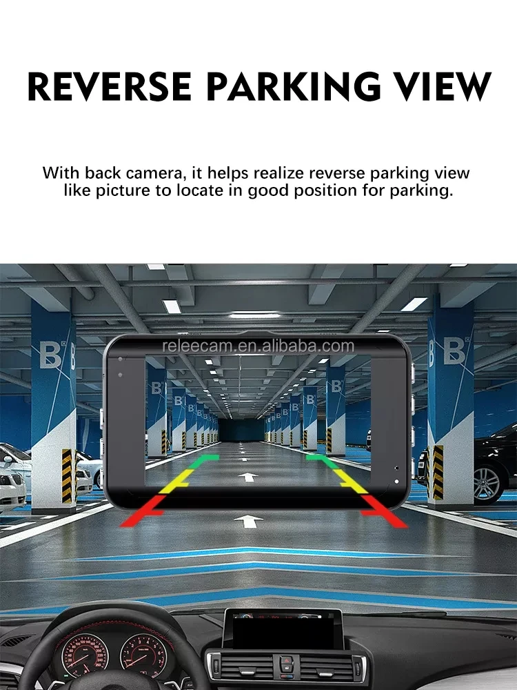 FHD 1080P 170 Degree Wide Angle 3.0 Inch Vehicle Black box Car DVR Dashcam Support G-sensor Video Recorder