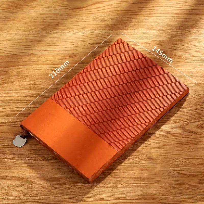 Personalized Leather Joint Notebook Diary Logo Embossed Hot Stamping Silver Gold Hardcover Journal Paper Bound Planner Colored