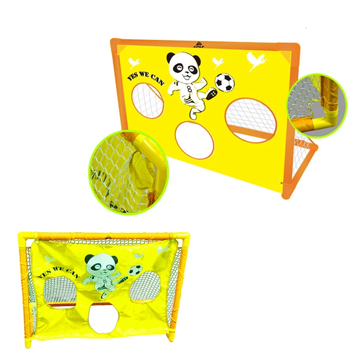 Mini Foldable Portable Kids Soccer Goal For Backyard Set Soccer Goal Training Equipment with All Weather Net