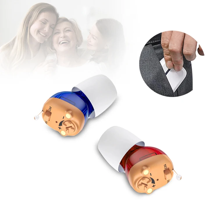 2025 Wholesale audifonos para sordos china mini hearing aids ite hearing aids rechargeable cic hearing aid for deafness