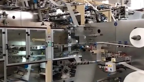 Automatic baby diaper making small machine sanitary napkin for baby making machine used   baby diapers manufacturing machine