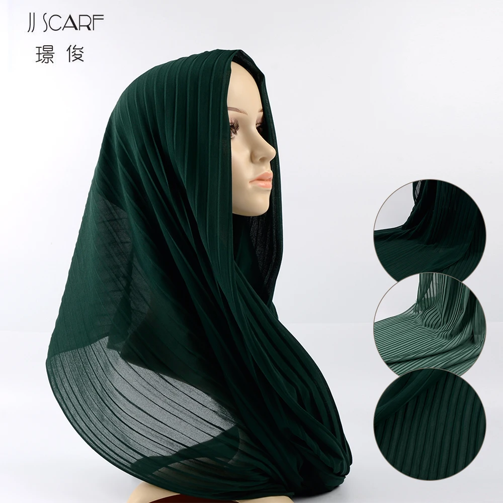 Muslim popular spring chiffon solid custom arab sex instant hijab