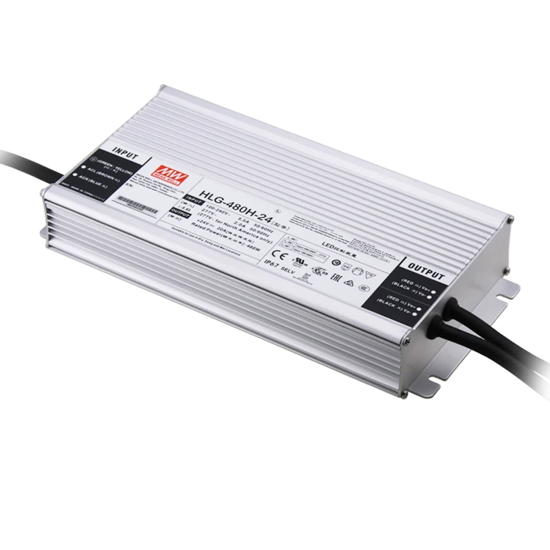 Mean well HLG-480H-24B 480W 24V led driver 0-10v dimming