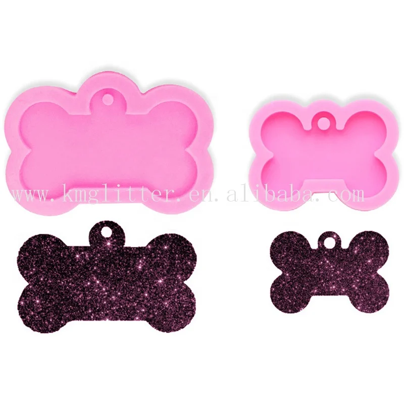 Силиконовая форма для смолы, форма для эпоксидной смолы в форме кости, сделай сам, украшение для дома, брелок для собак