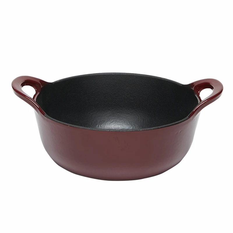 SJP025  Round 20cm colorful household cookware Large frying pan nonstick cast iron skillet