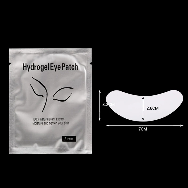 Low MOQ natural eyelash extension under eye gel pads patch lash lift under eye patches