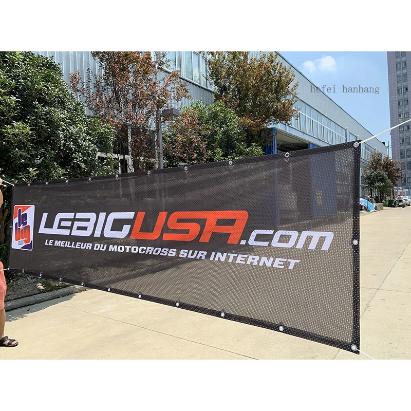 Advertising Banner  Digital Printing on Vinyl Mesh banner/ Full Color Printed Banner Vinyl Sign