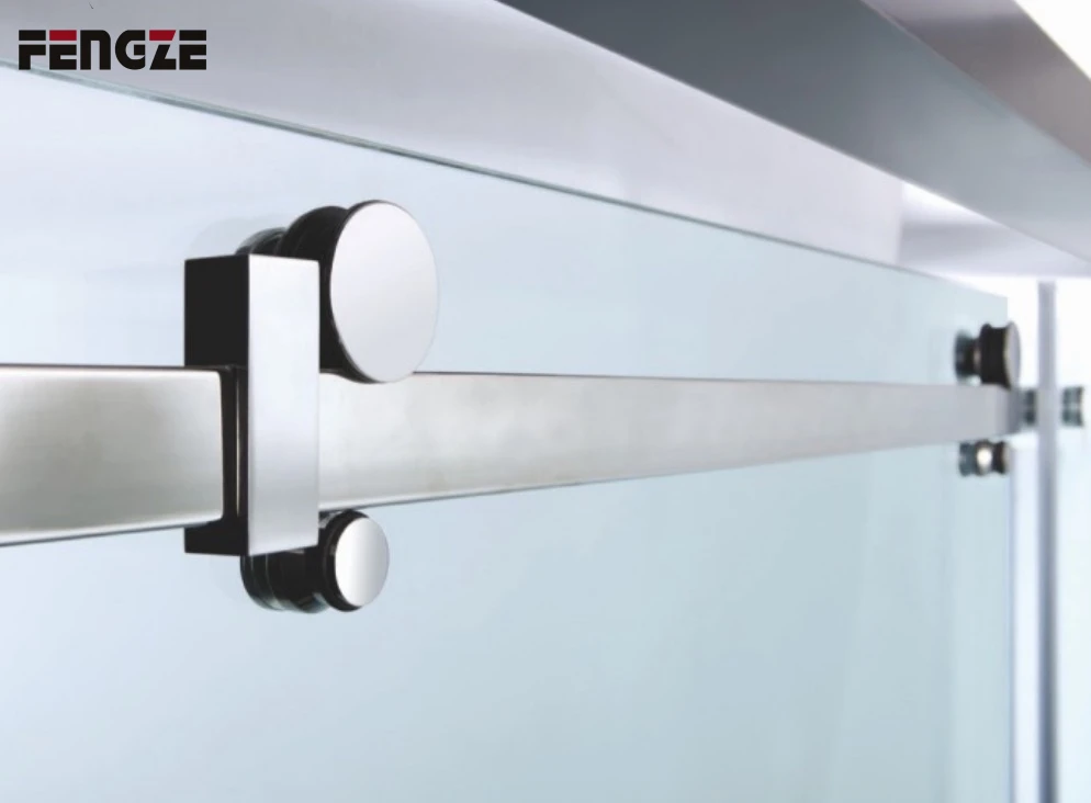 Discount Price Bathroom Hardware Frameless Glass Door Sliding