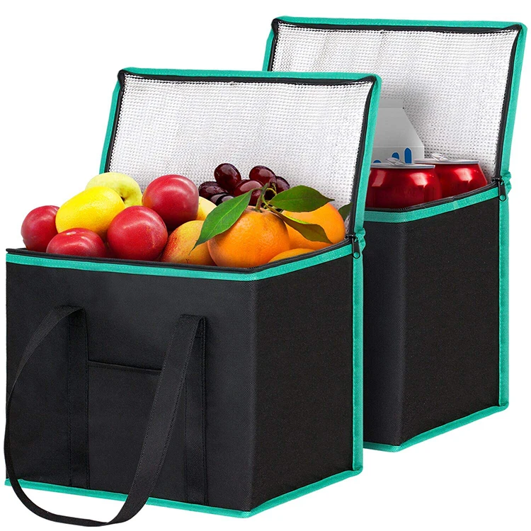 Tote Insulated Wine Cooler Bag Custom Logo Waterproof Shoulder Lunch Cooler Bag For Picnic Camping