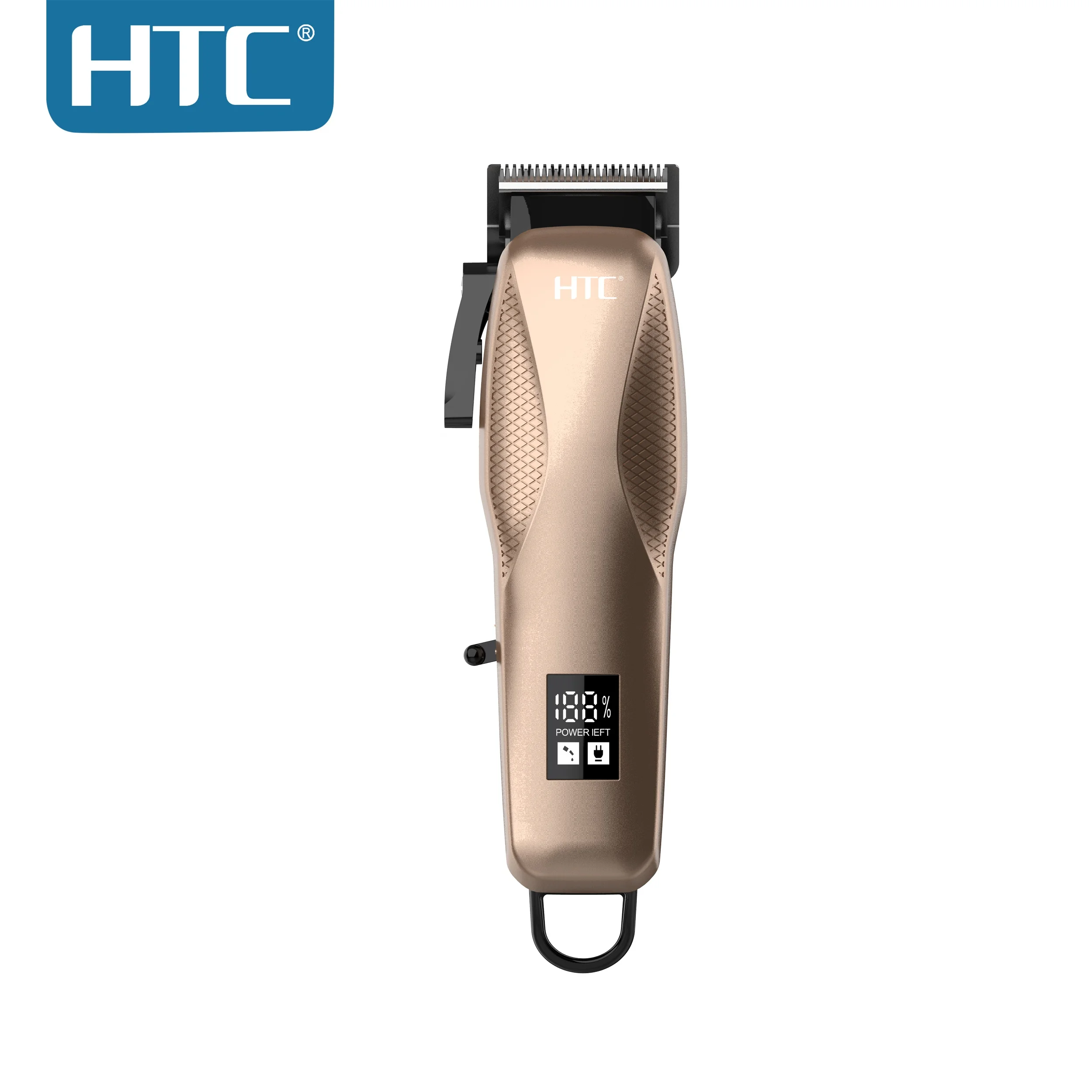 HTC AT-706 Type-C Charge Barber Clipper Cordless Man Hair Clipper Professional Electric Haircut Trimmer Machine