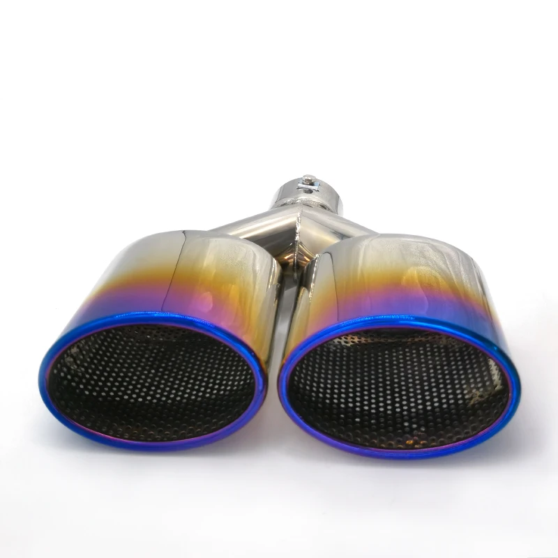 Customized Color Stainless Steel  Car Exhaust Tail Pipes Performance Exhaust Pipe Tips For Universal Car