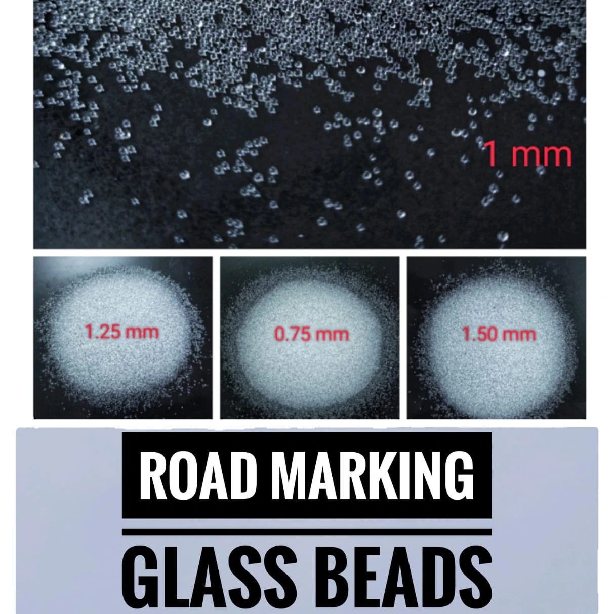 Glass Bead For Road marking Transparent Reflective Glass Beads For Road Marking high quality reflective glass sand