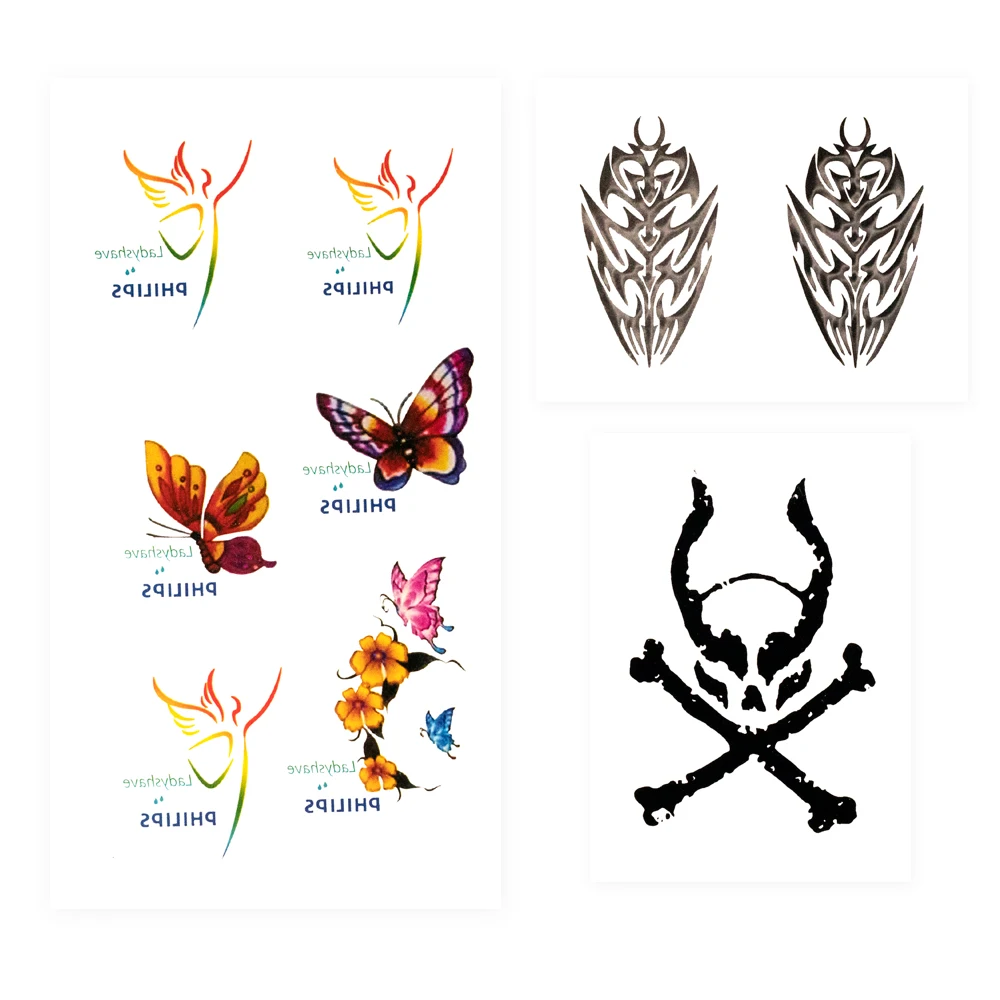 Customized Durable Waterproof Letters Adult Body Full Leg Arm Temporary Fake Tattoo Stickers