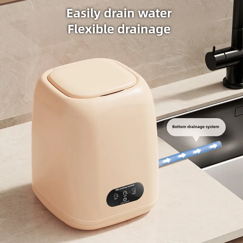 HC-A9 Mini Washing Machine Excellent Quality 9L Capacity Three Washing Modes Fully Automatic Pulsator Mini Washing Machine