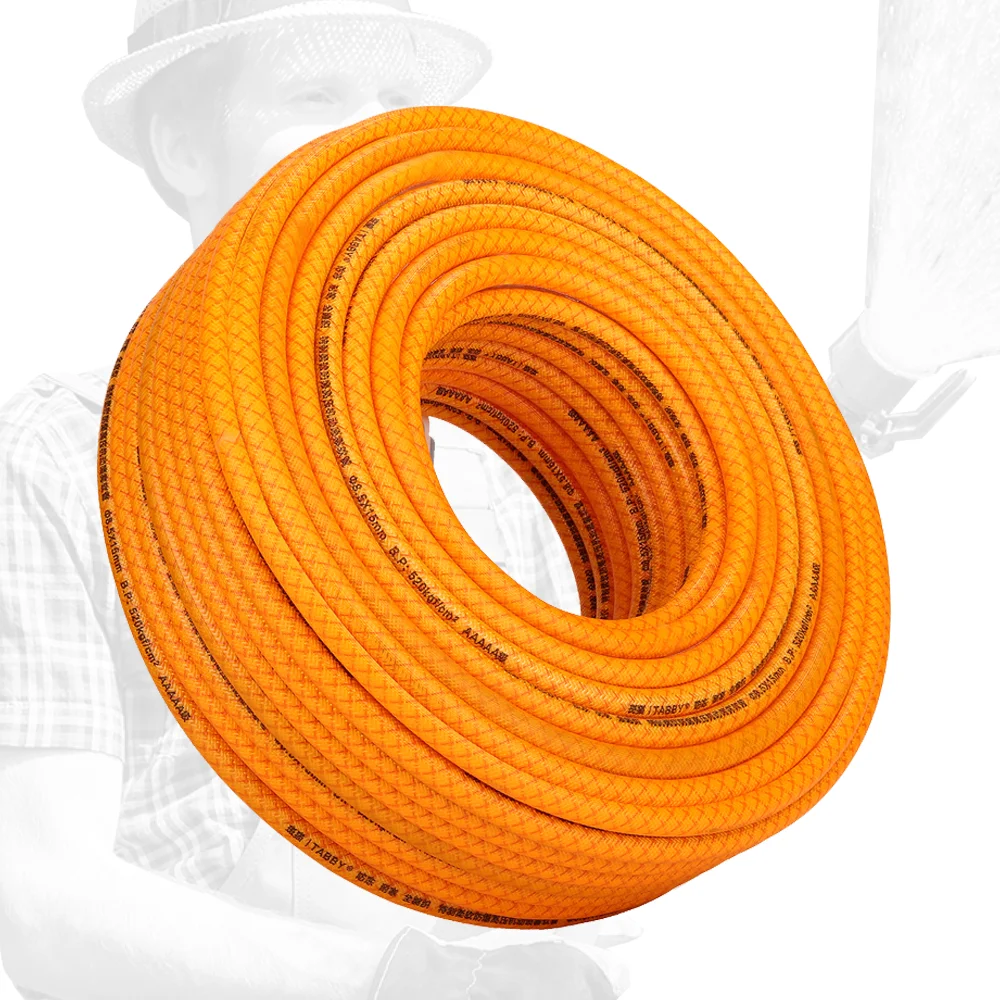 3 layers braided hose production line water hose pvc flexibility braid