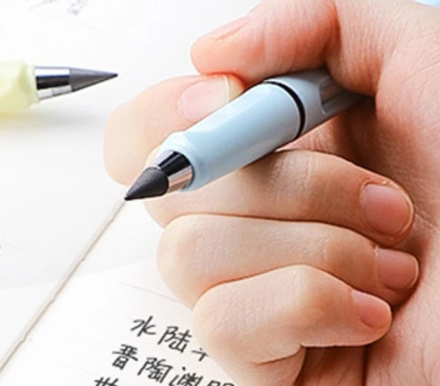 Eternal Pen Endless Pencil Inkless Pencil Everlasting Replaceable Head Magic Pen Erasable Non Sharpening Pencils